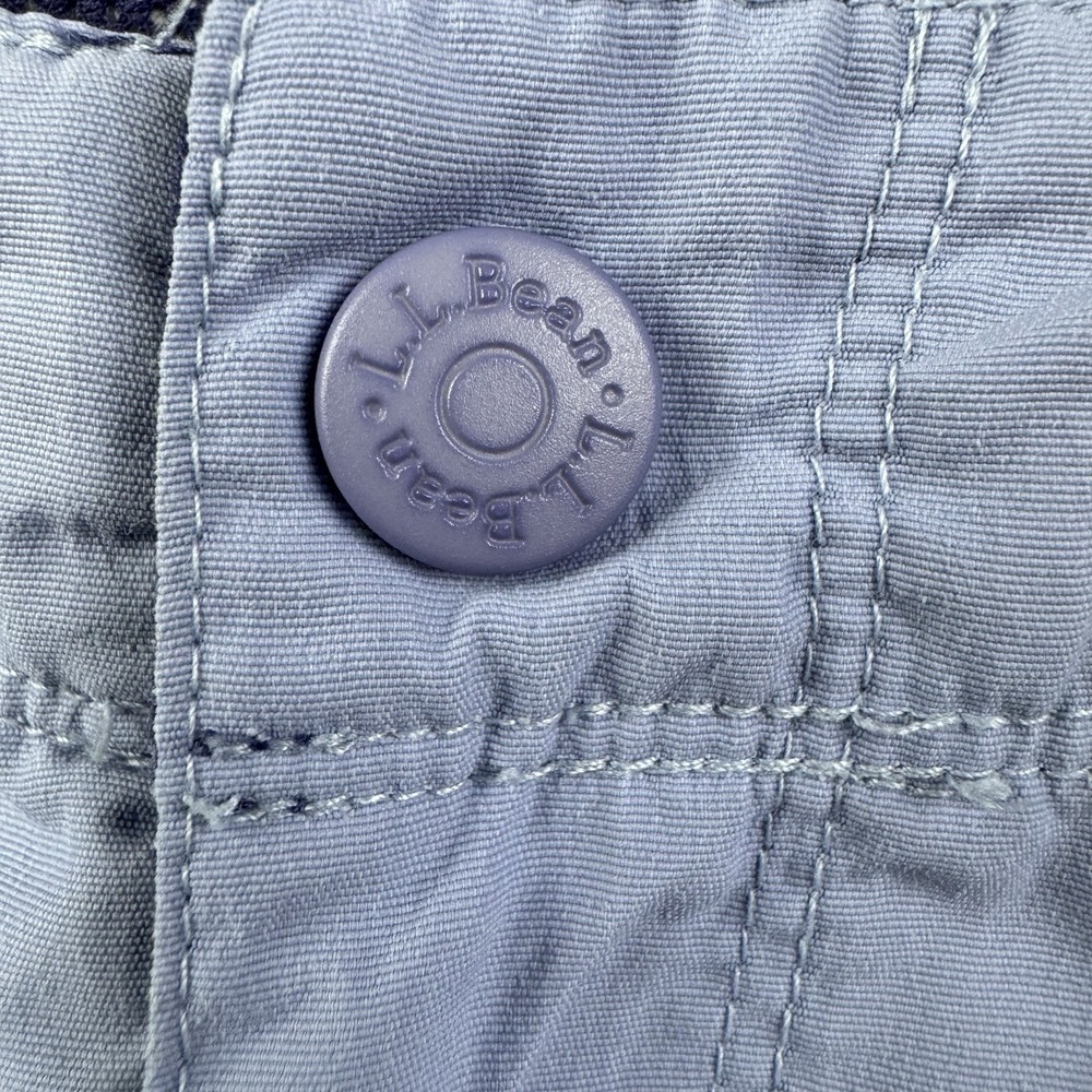 L.L.Bean Womens 6 Blue Nylon Hiking Travel Utility Skirt Outdoor Trail Pockets - Picture 11 of 13